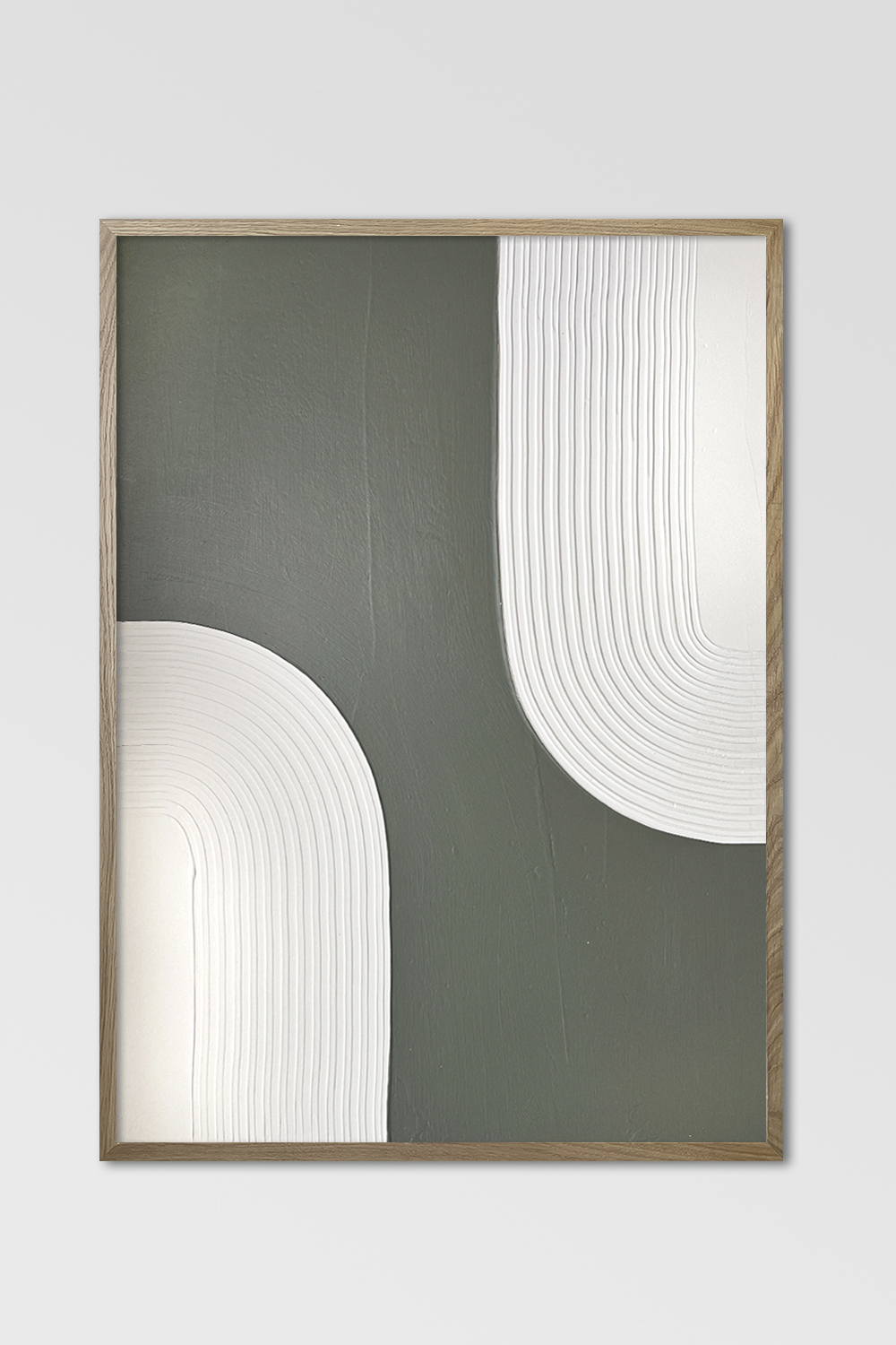 Картина из гипса DECORMARKT Белые арки на зеленом