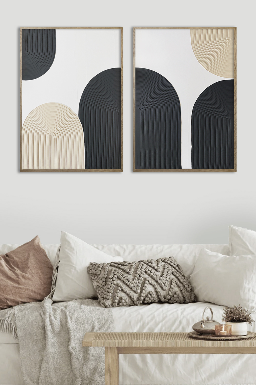 Набор из двух картин в рамках Пара #26