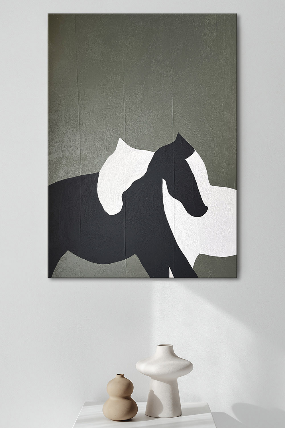 Картина на холсте DECORMARKT Две Лошади