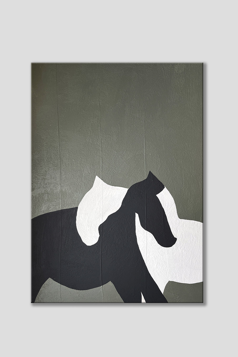 Картина на холсте DECORMARKT Две Лошади