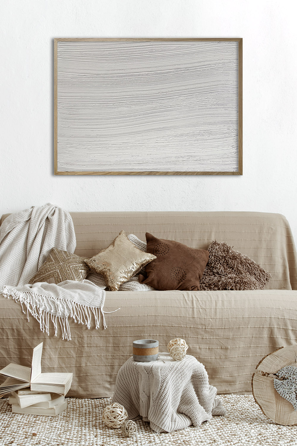 Картина из гипса DECORMARKT Горизонтальные Полосы