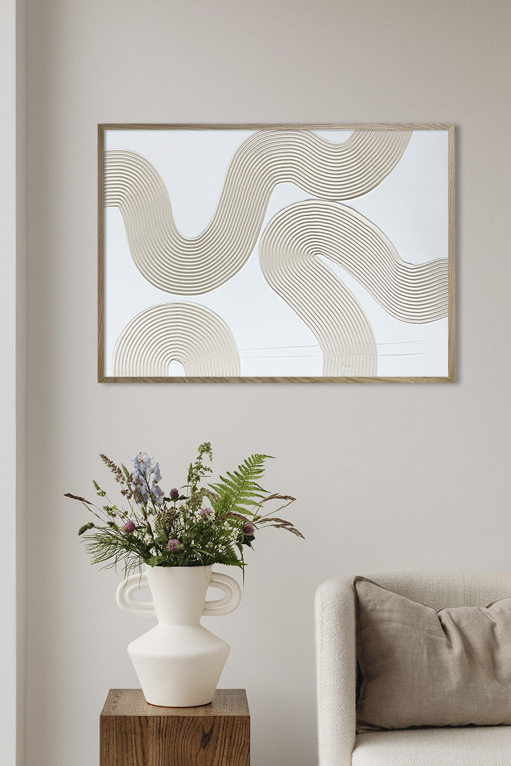 Картина из гипса DECORMARKT Линии