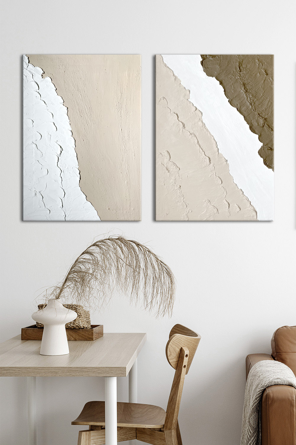 Картины на холсте ручной работы DECORMARKT Пара №7