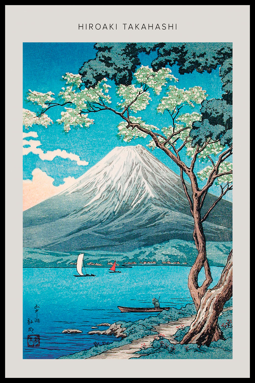 Постер Hiroaki Takahashi Mount Fuji from Lake Yamanaka