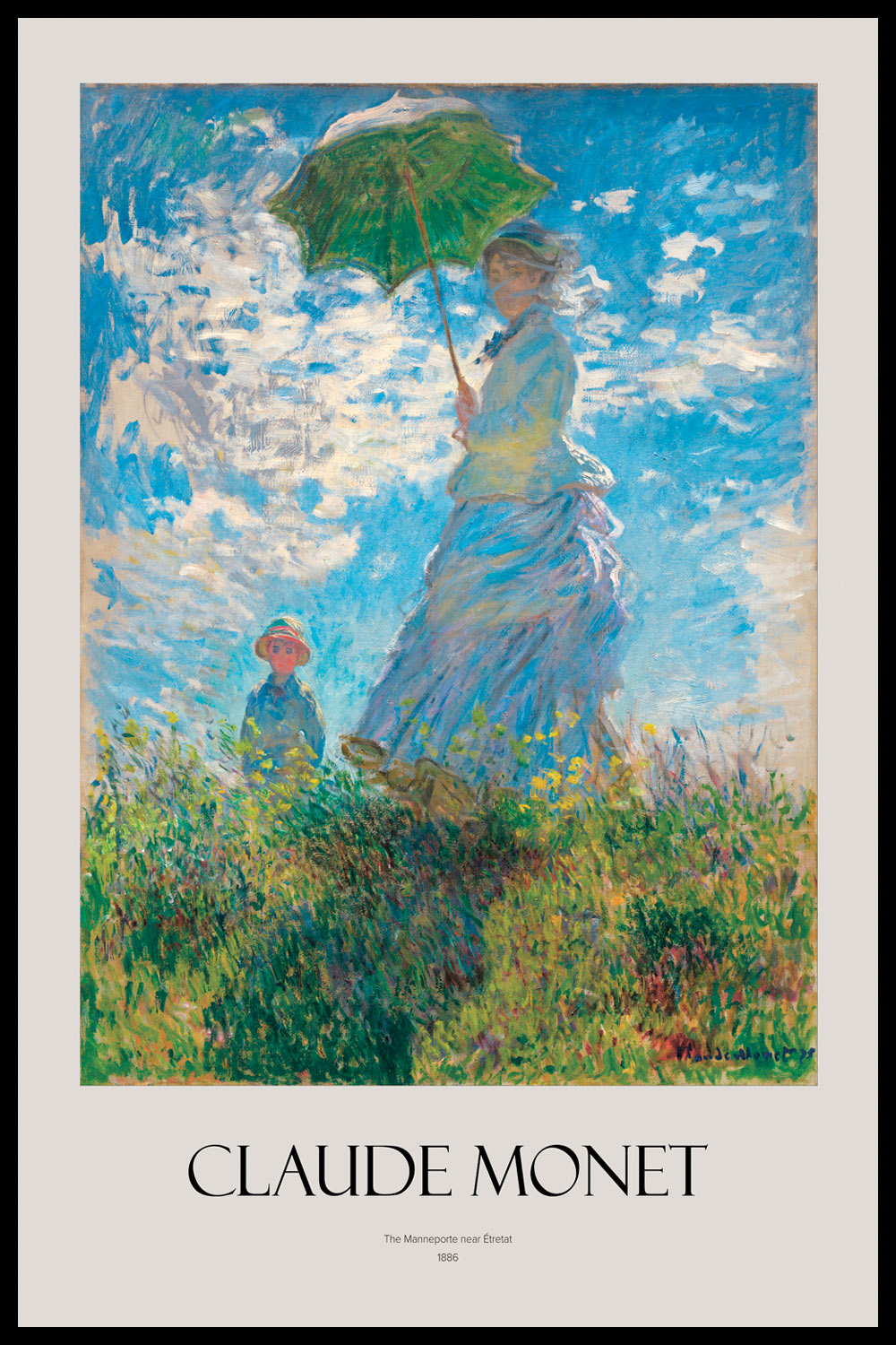 Постер Claude Monet Woman with a Parasol