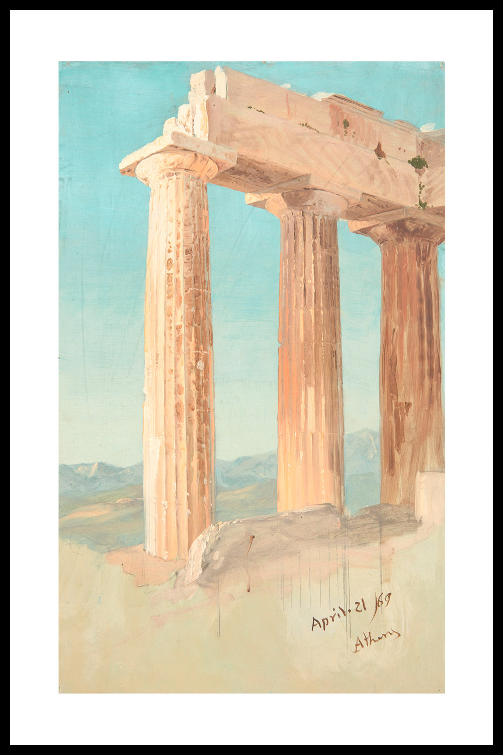 Постер Руины Греции #1