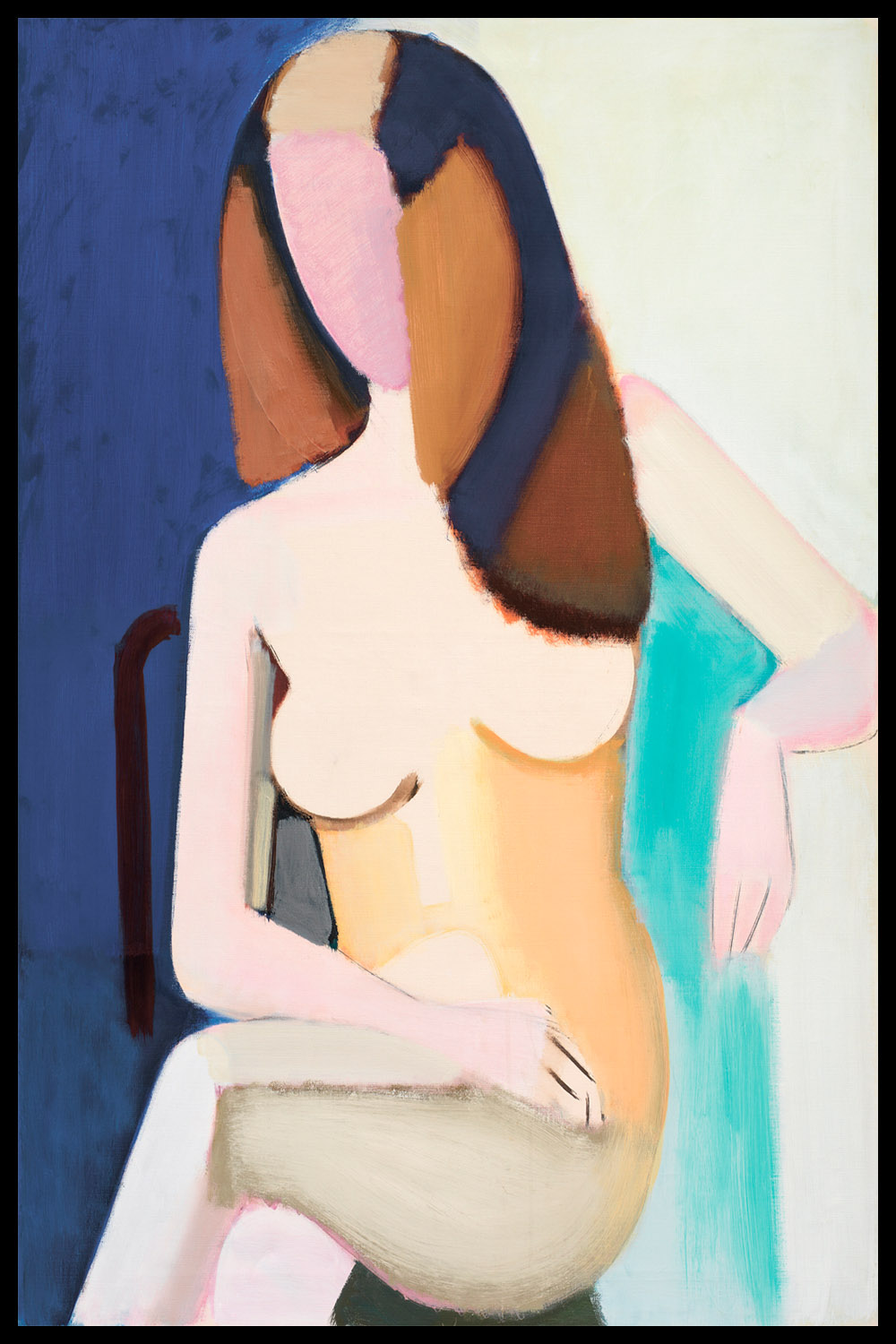 Постер Vilhelm Lundstrom Seated Female Model