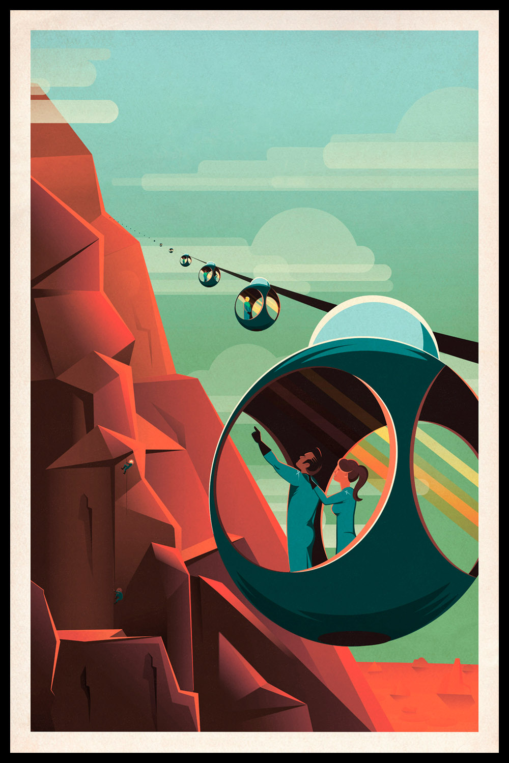 Постер Освоение Марса #2