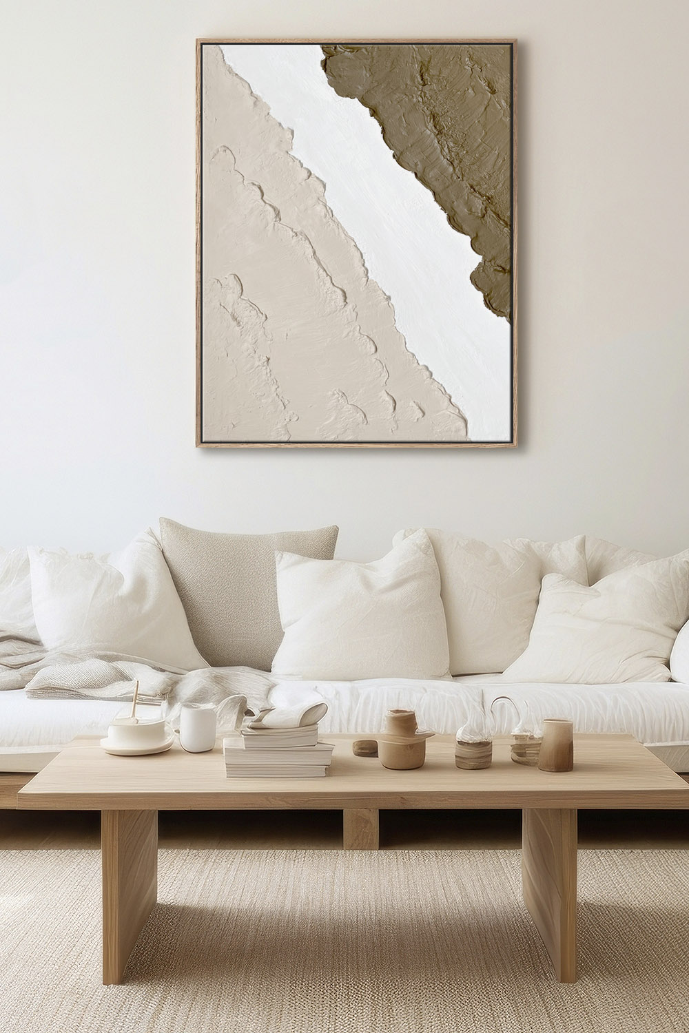 Картина на холсте в обрамлении из дуба DECORMARKT №13