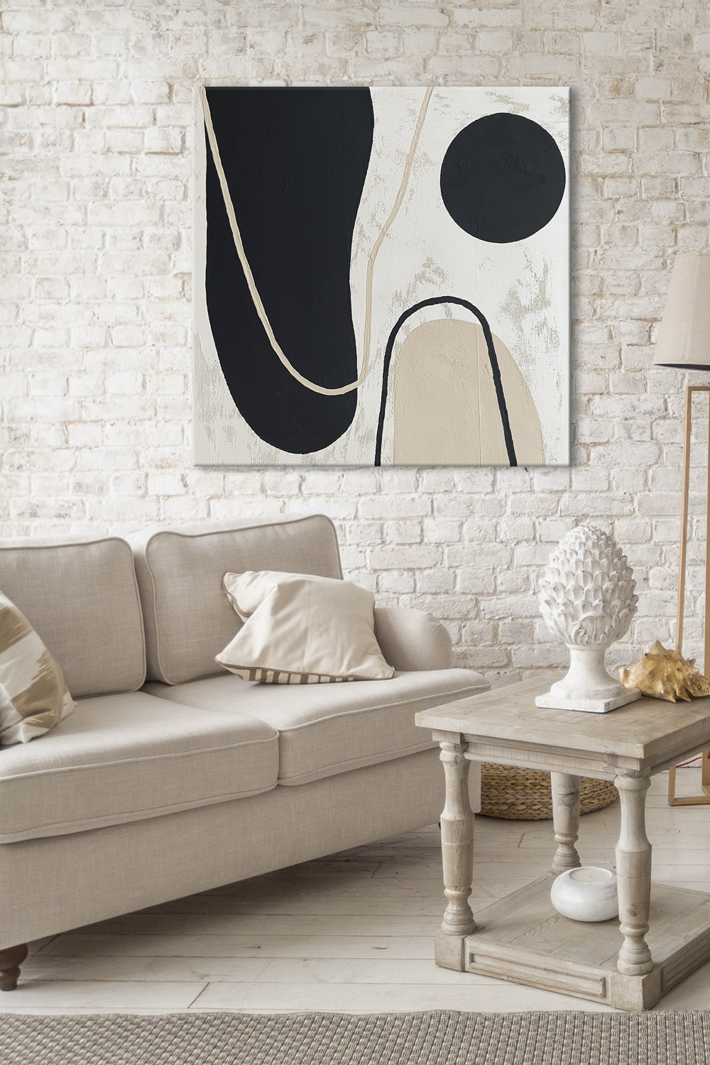 Картина на холсте квадратная DECORMARKT №1