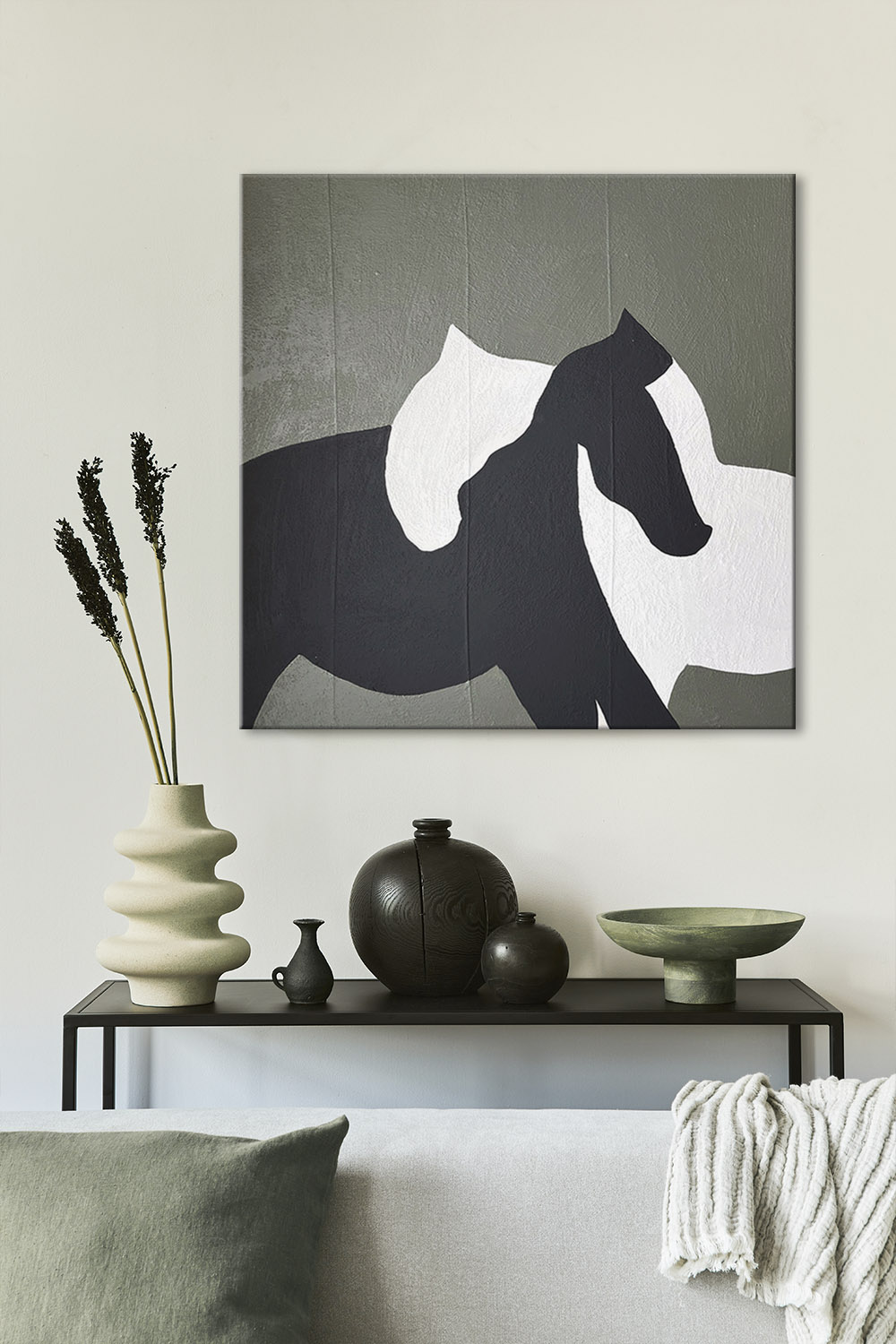 Картина на холсте квадратная DECORMARKT №4