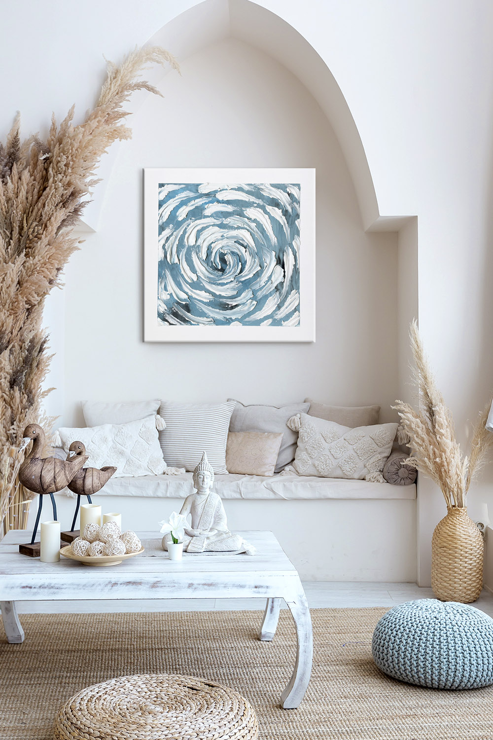 Картина на холсте квадратная DECORMARKT №13