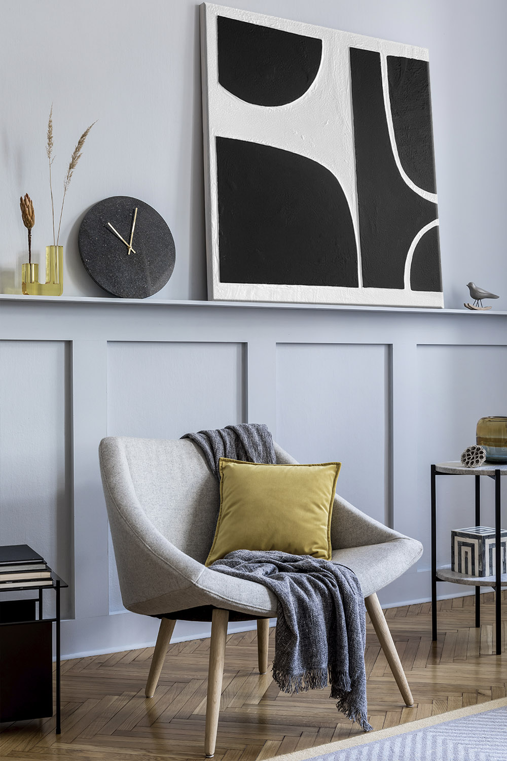 Картина на холсте квадратная DECORMARKT №16