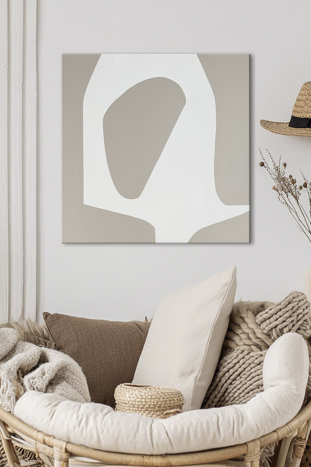 Картина на холсте квадратная DECORMARKT №21