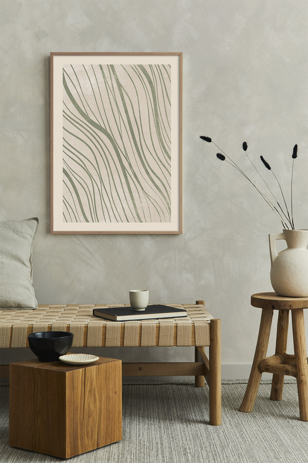 Постер Зеленые Линии #1