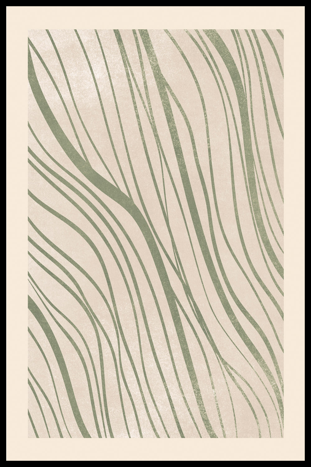 Постер Зеленые Линии #1