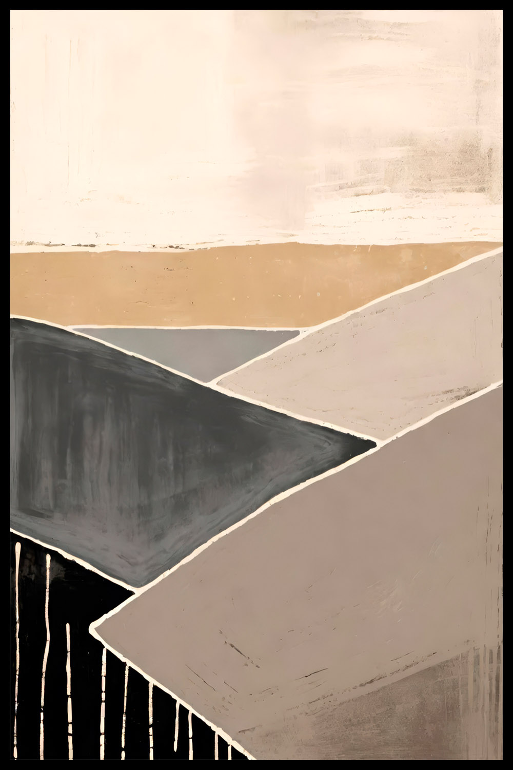 Постер Абстрактные Горы