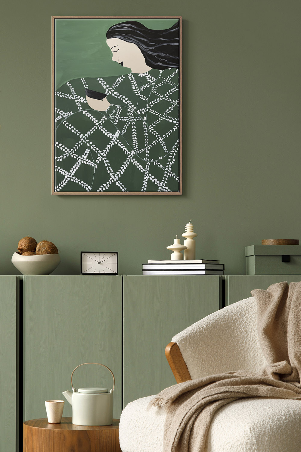 Картина на холсте в обрамлении DECORMARKT ArtWoman №4