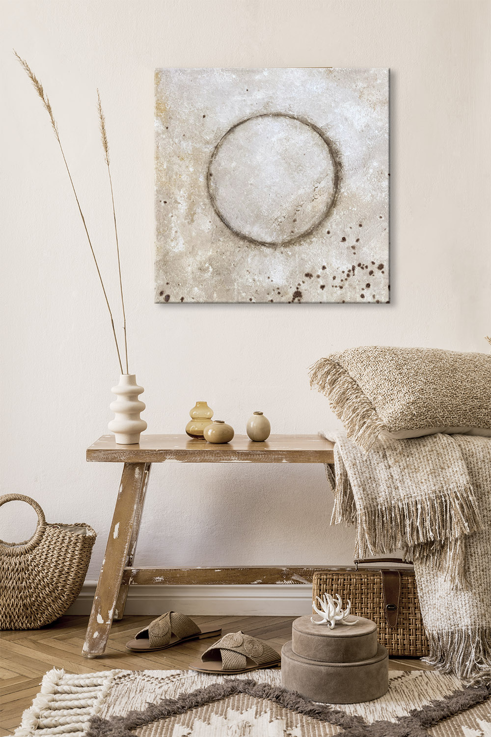 Картина на холсте DECORMARKT Круг, 50х50 см