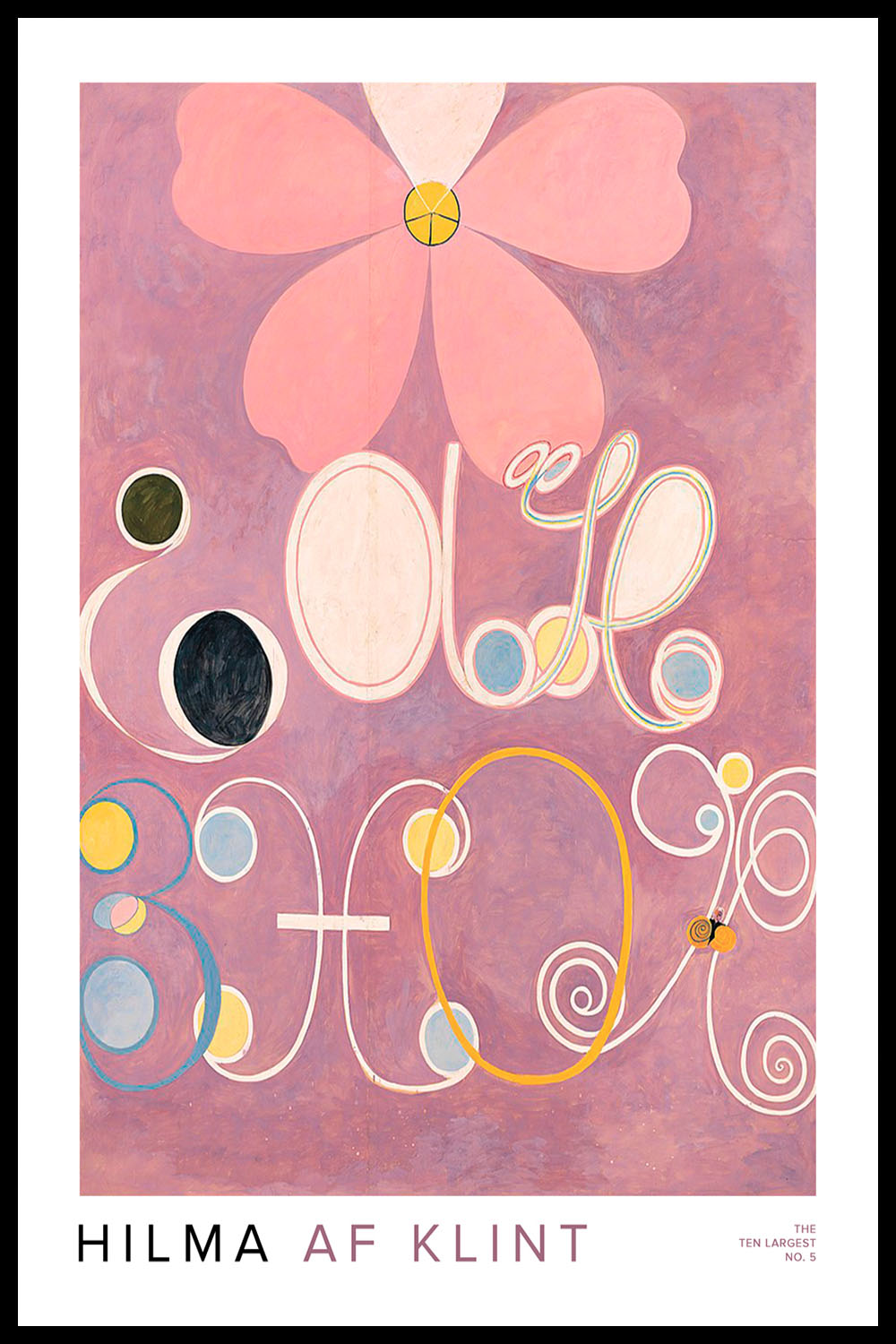 Постер Hilma Af Klint The Ten Largest No5