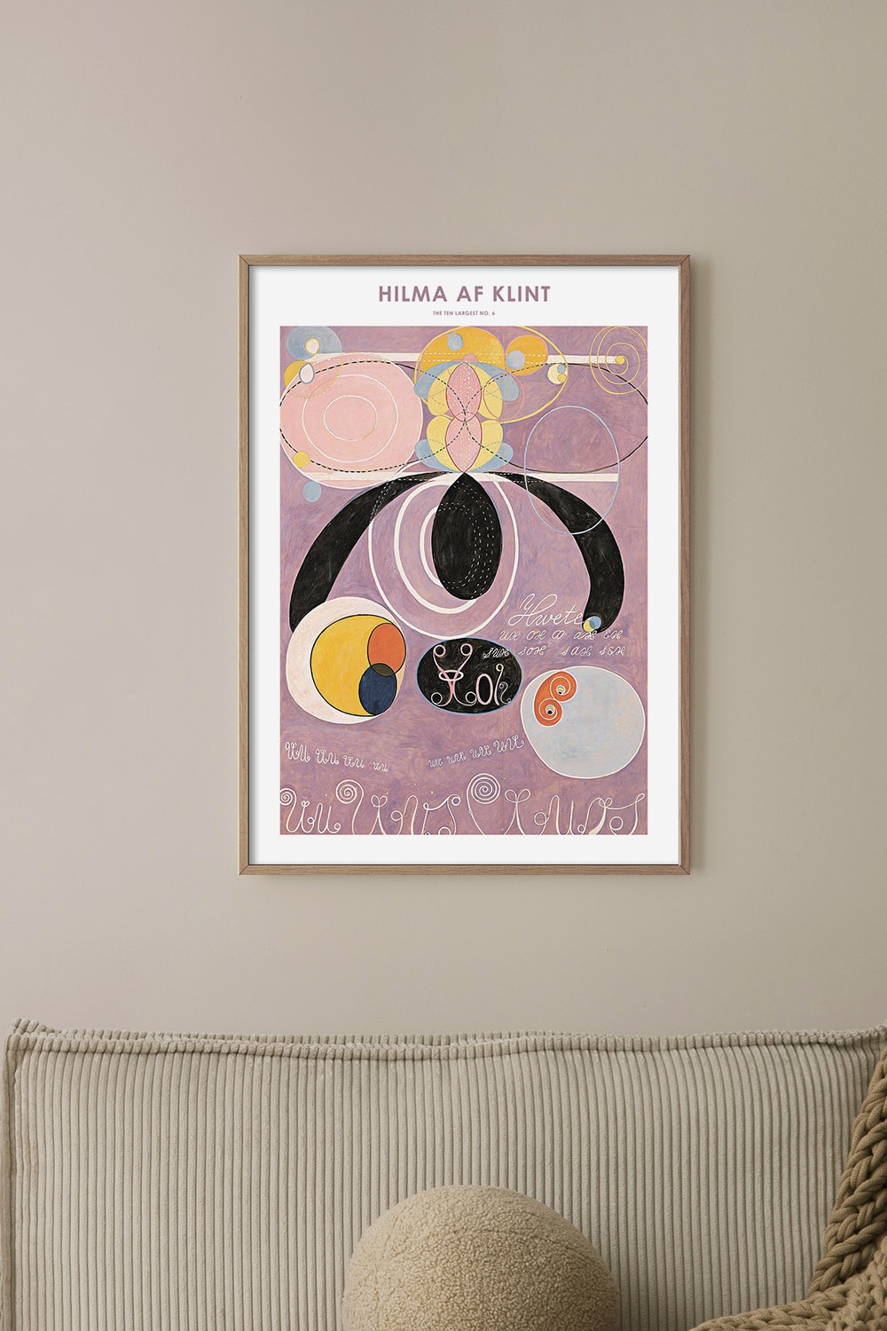 Постер Hilma Af Klint The Ten Largest No6