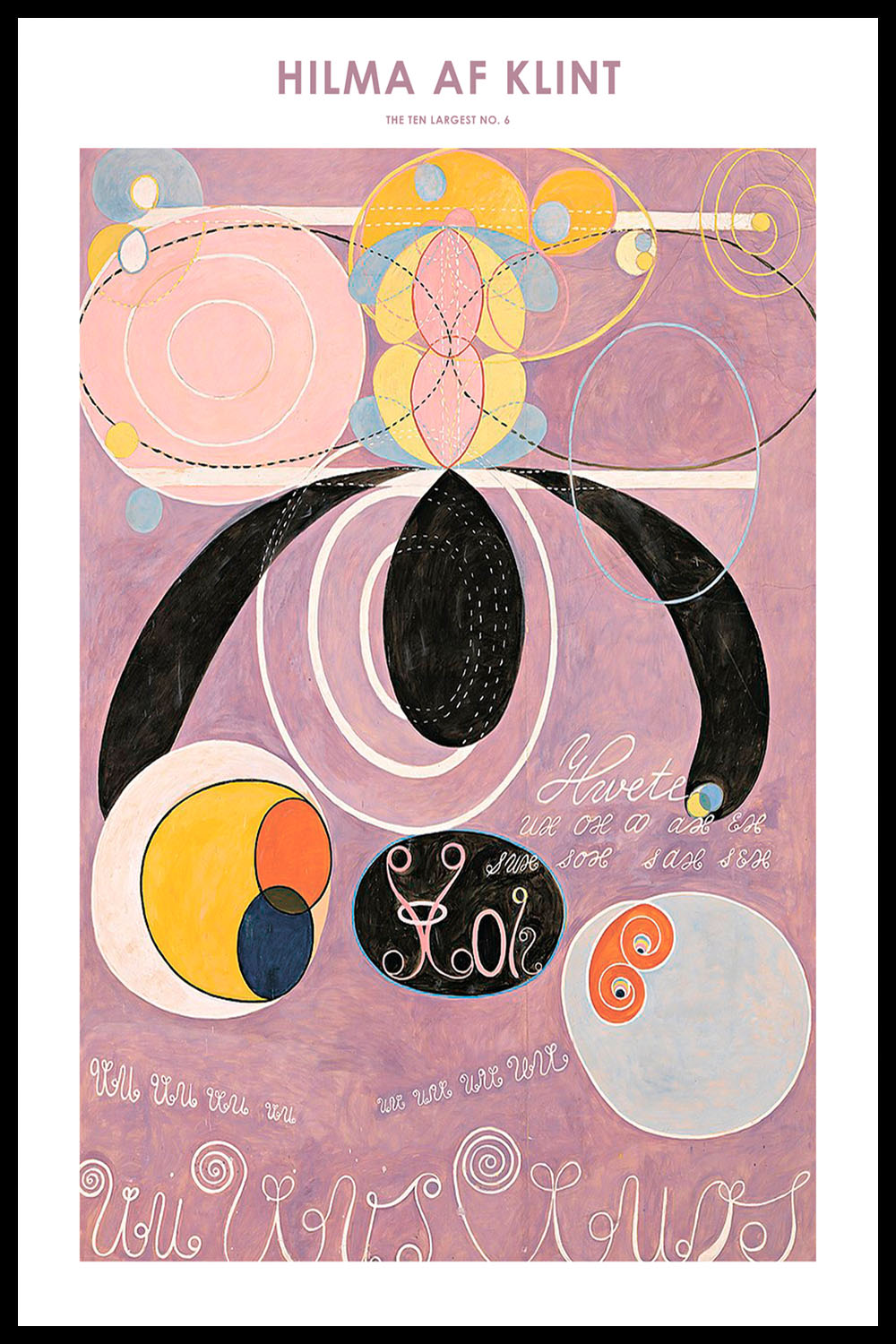 Постер Hilma Af Klint The Ten Largest No6