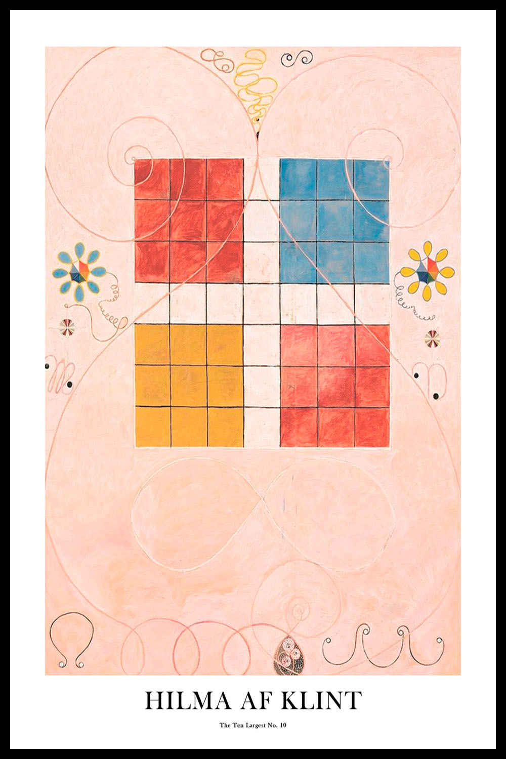 Постер Hilma Af Klint The Ten Largest No10