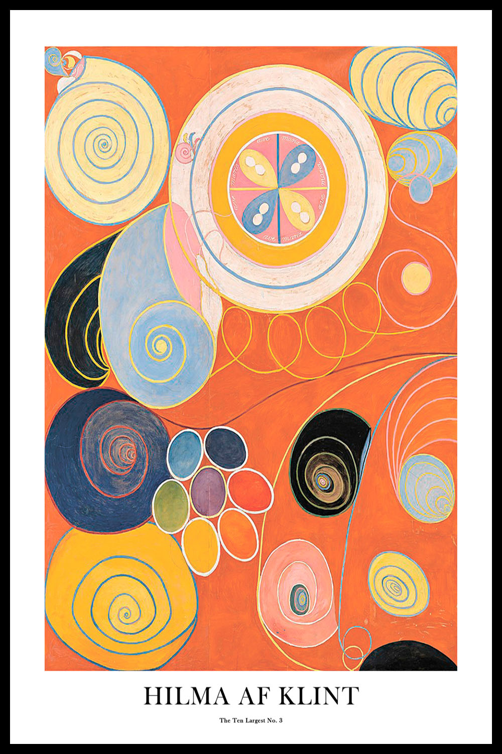 Постер Hilma Af Klint The Ten Largest No3