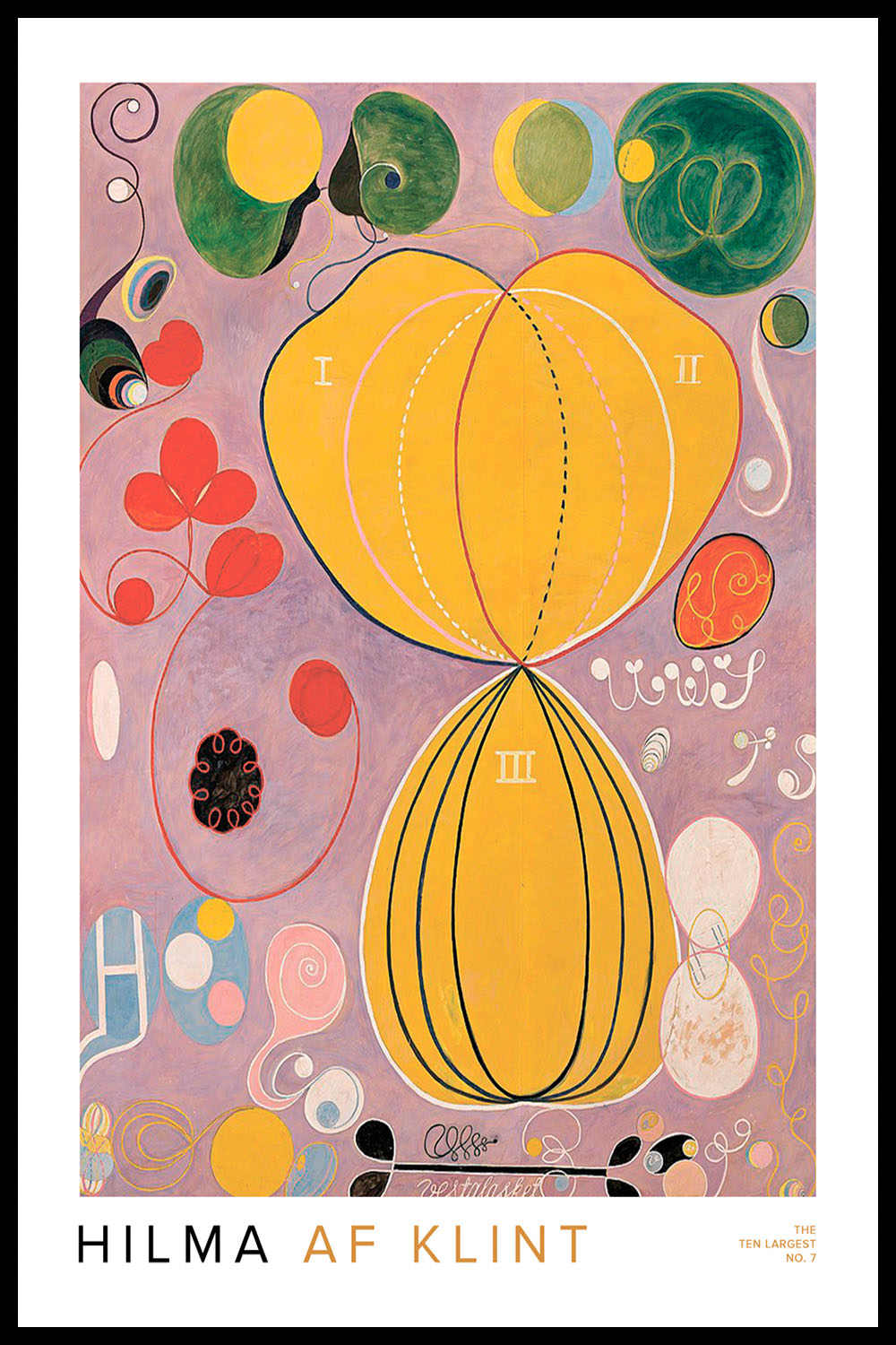 Постер Hilma Af Klint The Ten Largest No7