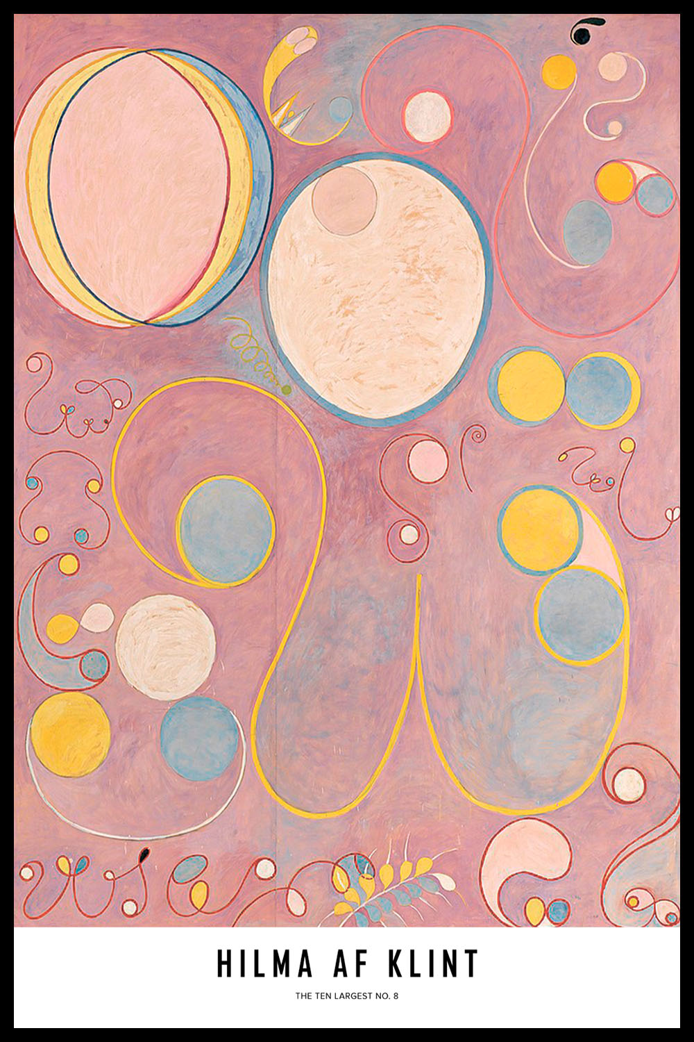 Постер Hilma Af Klint The Ten Largest No8
