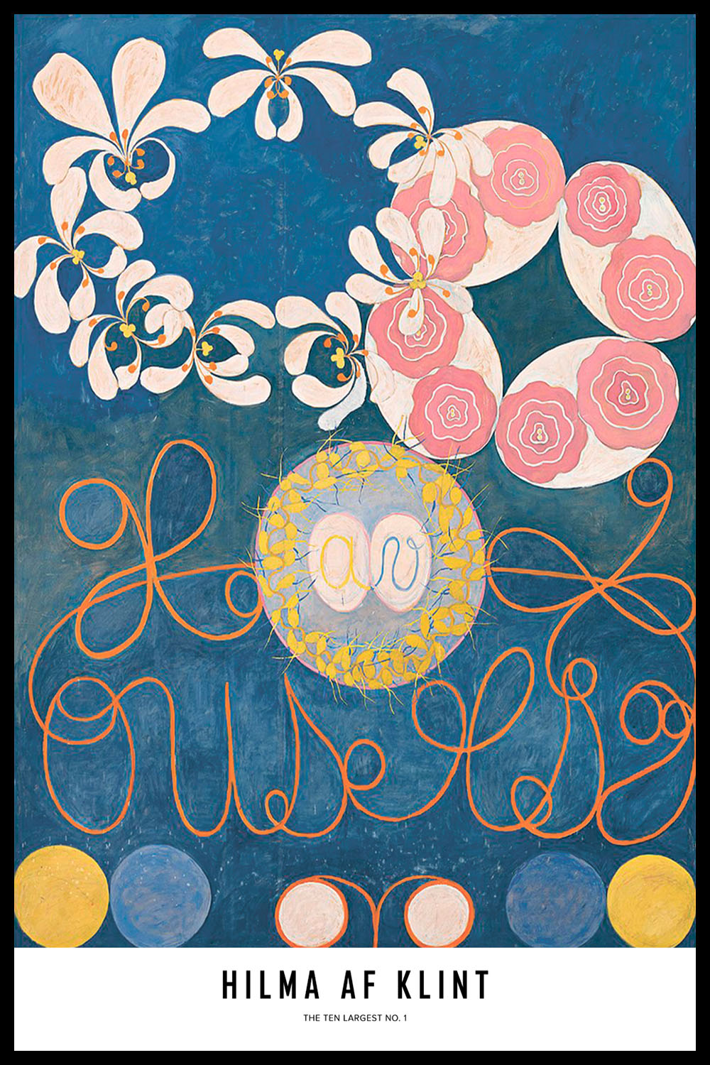 Постер Hilma Af Klint The Ten Largest No1