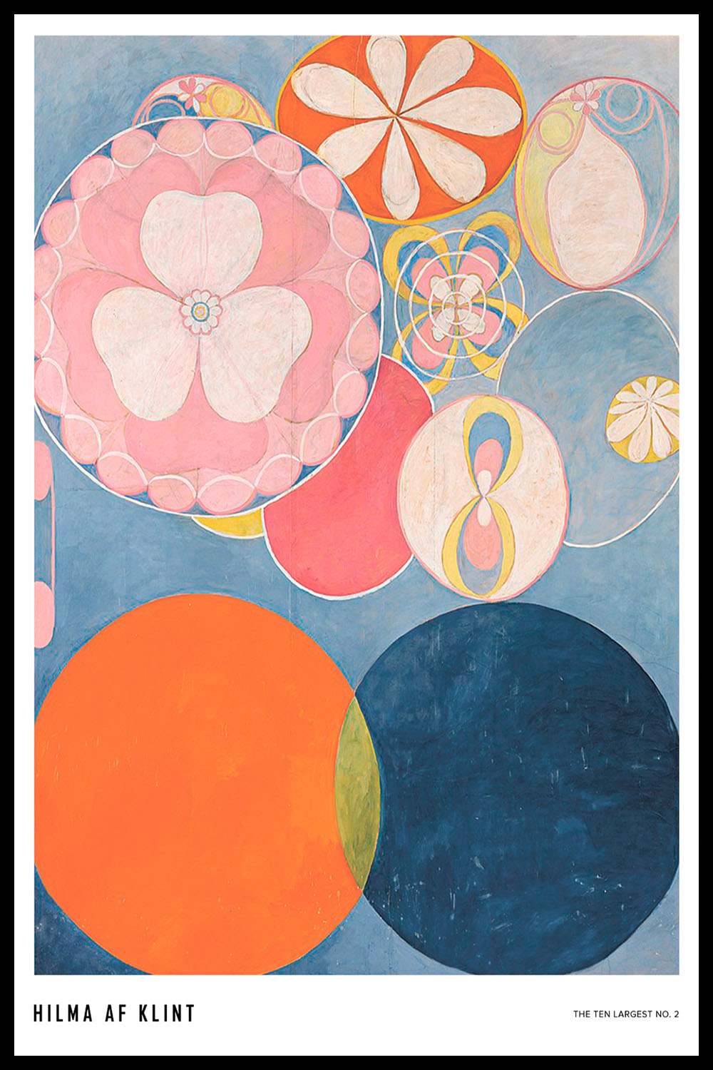 Постер Hilma Af Klint The Ten Largest No2