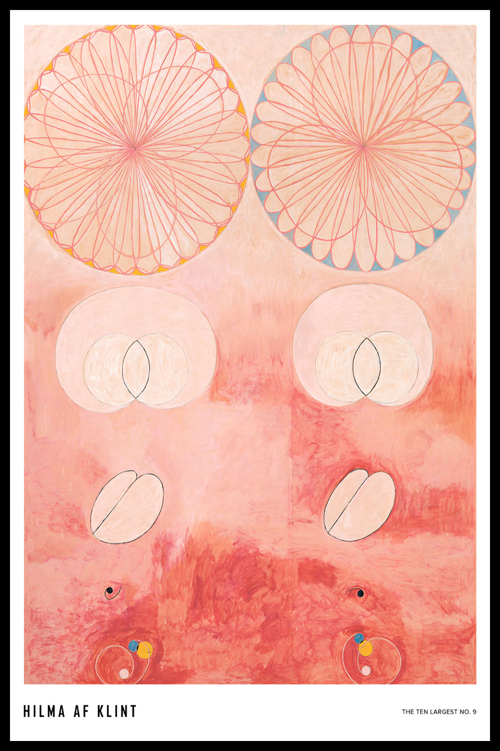 Постер Hilma Af Klint The Ten Largest No9