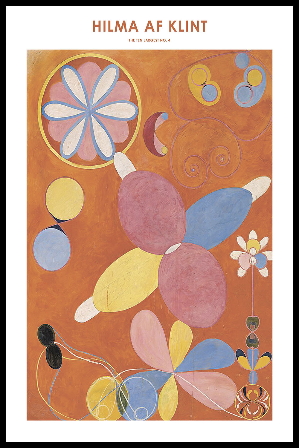 Постер Hilma Af Klint The Ten Largest No4
