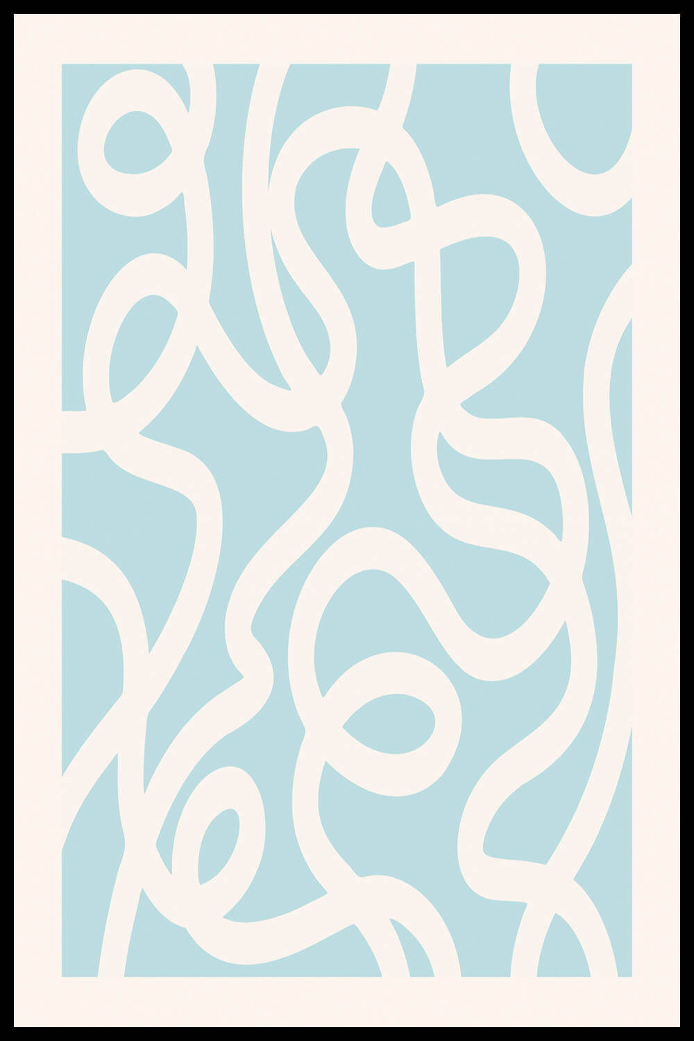 Постер Белые Линии