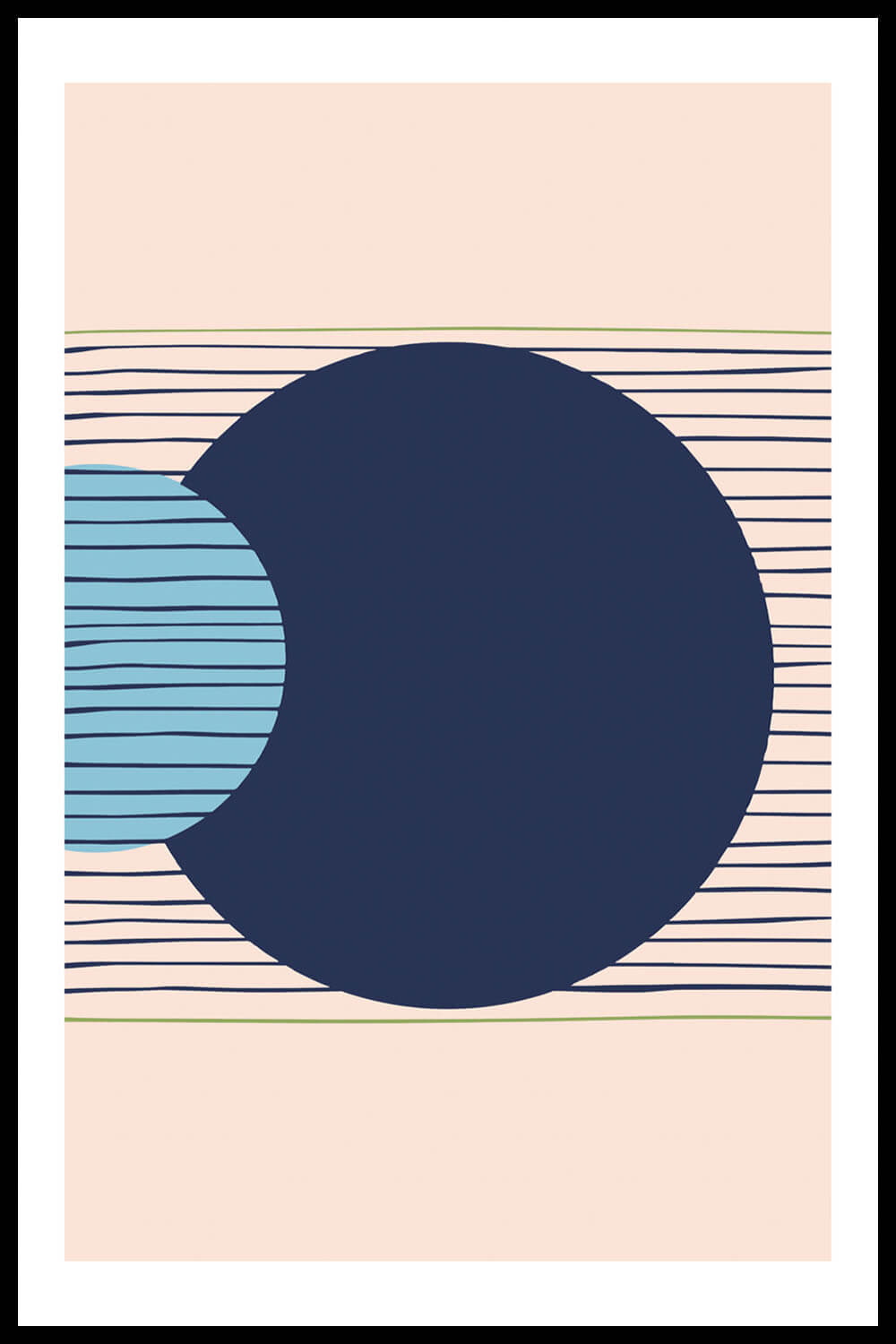 Постер Синий Круг