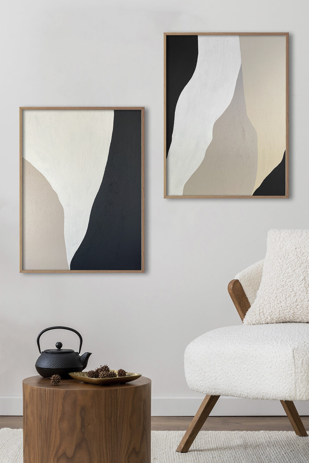 Набор из двух картин в рамках Пара #29