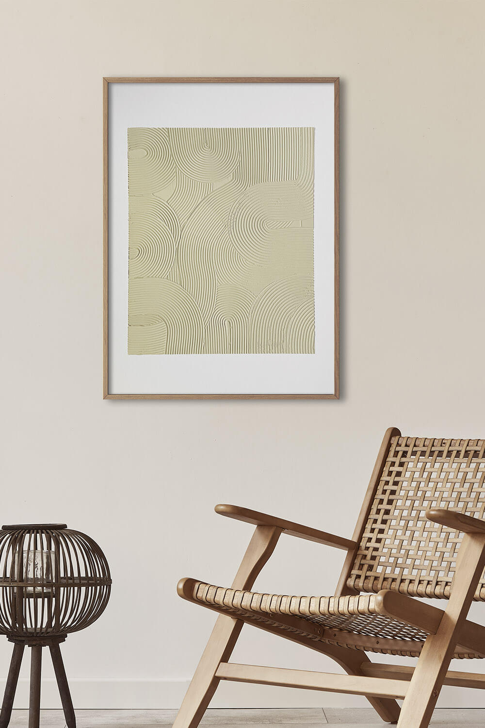 Картина для интерьера DECORMARKT Бежевая №3