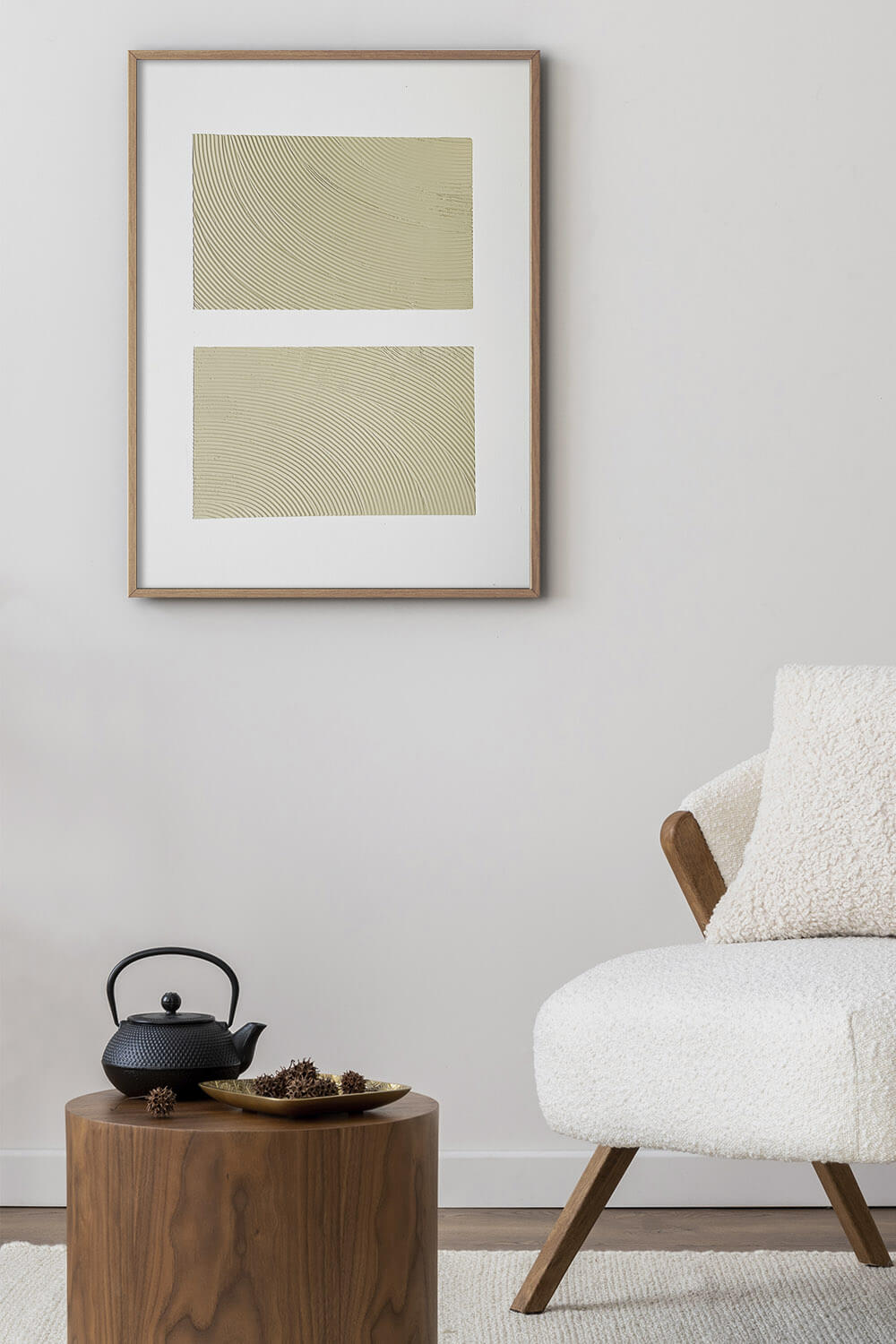 Картина для интерьера DECORMARKT Бежевая №1