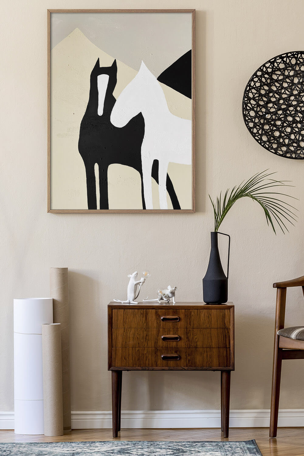 Картина для интерьера DECORMARKT Две лошади