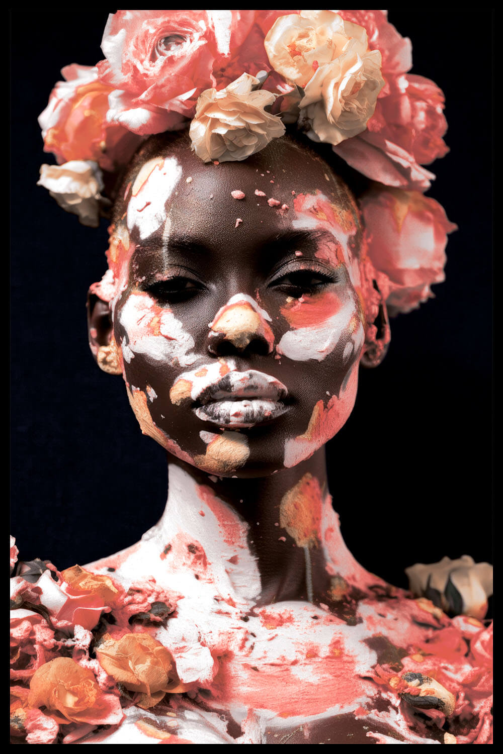 Постер Девушка в Цветах