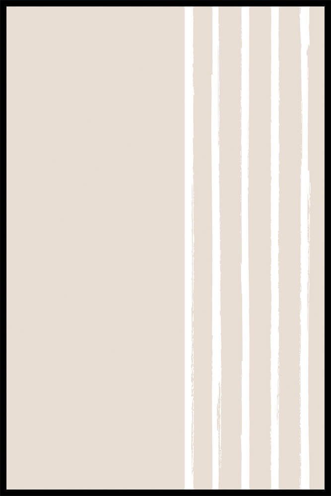 Постер Белые Линии №3