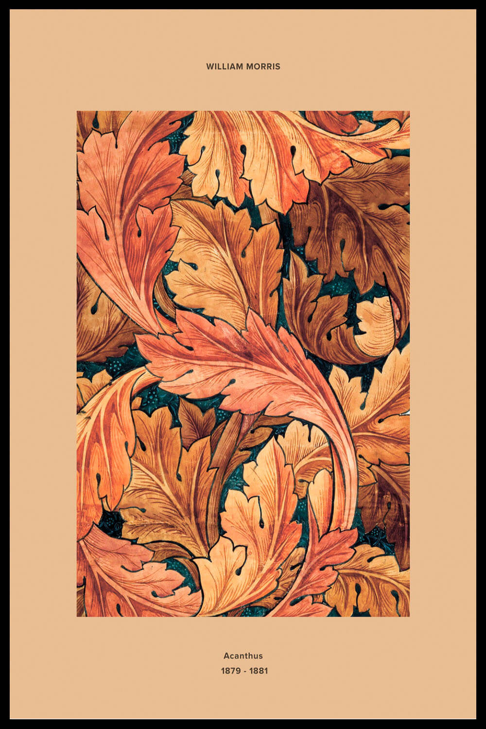 Постер William Morris Acanthus
