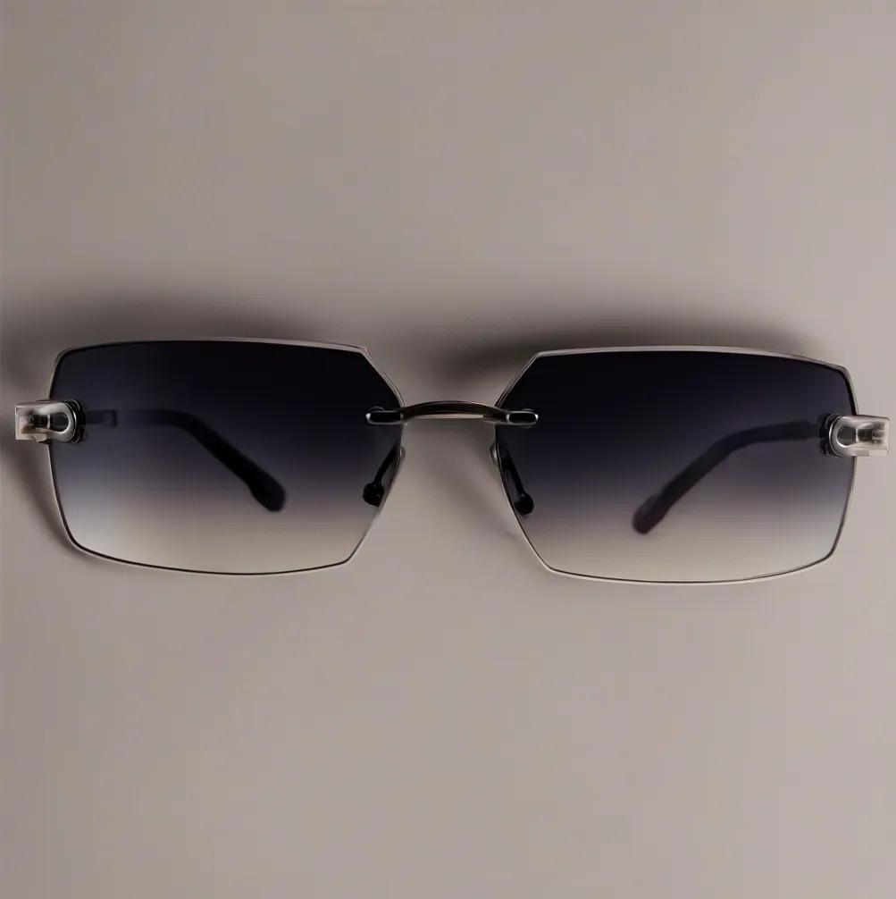 Безоправные очки солнечные