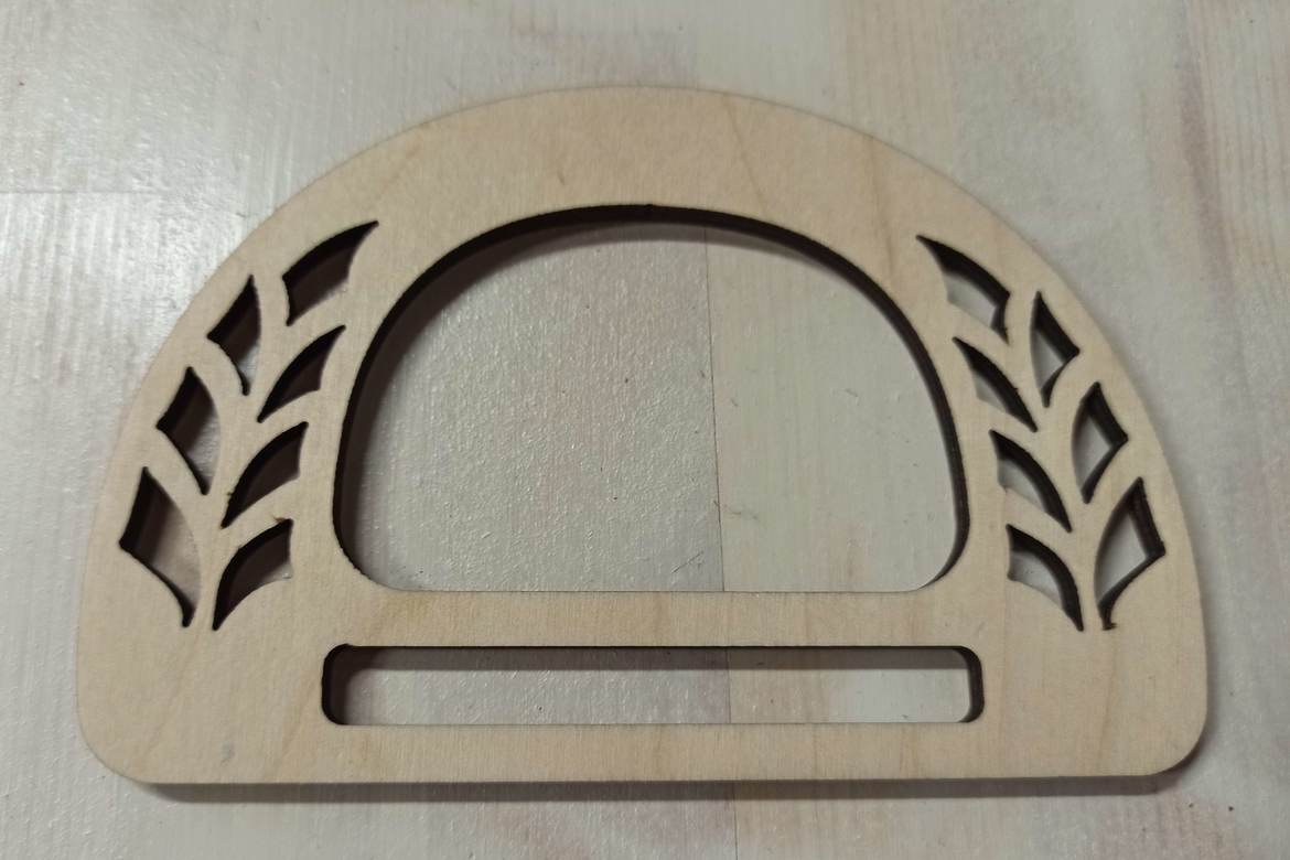 Ручки для сумки деревянные (2 шт.), вариант 2