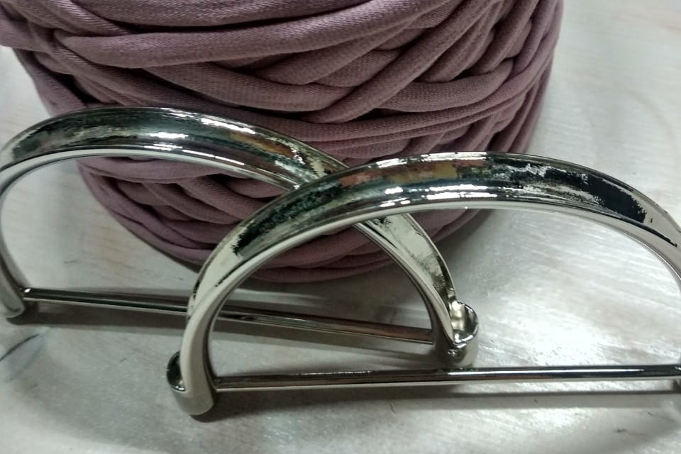 Ручки для сумки - 2 шт. Никель