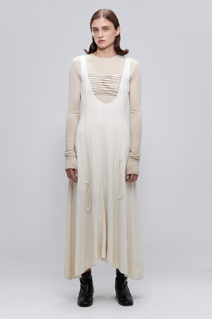 Платье UNION ivory stripes