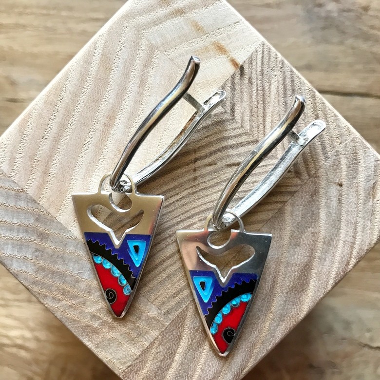 СЕРЬГИ "ТРЕУГОЛЬНИКИ"