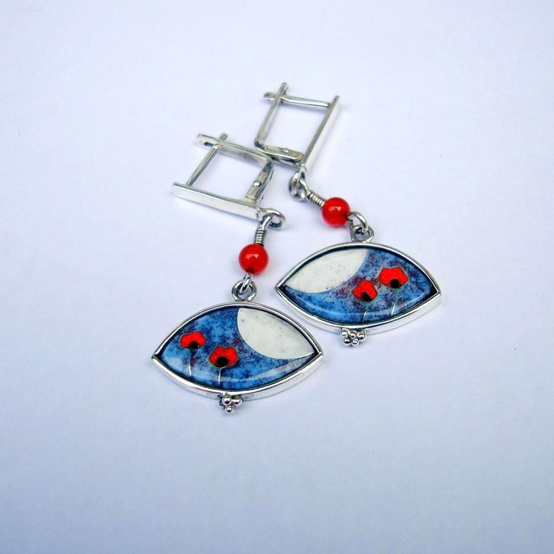 СЕРЬГИ "МАКИ"