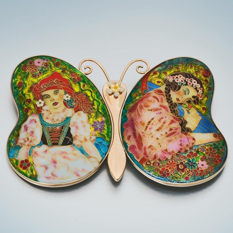 БРОШЬ "ЛЕТО"